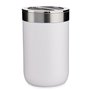 Support pour brosses à dents Blanc Argenté Plastique 7,7 x 11,2 x 7,7 cm