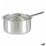 Casserole avec couvercle Ø 24 cm Argenté Aluminium 5 L (10 Unités)