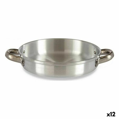 Poêle Ø 20 cm Argenté Aluminium (12 Unités)