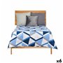 Couette réversible 240 x 260 cm Bleu Blanc (6 Unités)