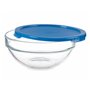 Panier-repas rond avec couvercle Chefs Bleu 595 ml 14 x 6,3 x 14 cm (6 U