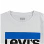 T-shirt à manches courtes enfant Levi's Sportswear Logo Blanc