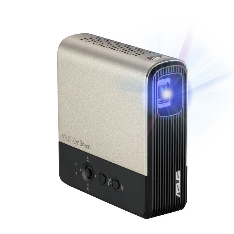 Asus ZenBeam E2 vidéo-projecteur Projecteur à focale standard 300 ANSI lumens DLP WVGA (854x480) Noir, Or