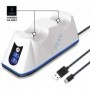 Stealth - Double station de charge pour PS5 Blanc avec Câble Play & Charge