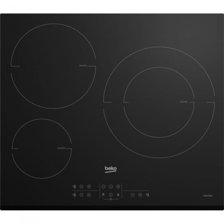 Beko HII63200MTB plaque Noir Intégré 58 cm Plaque avec zone à induction 3 zone(s)