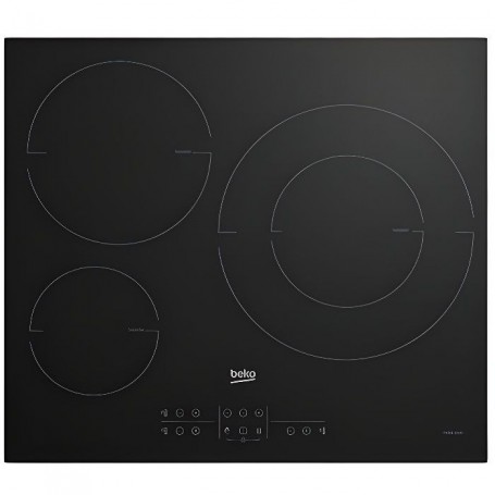 Beko HII63205MT plaque Noir Intégré 58 cm Plaque avec zone à induction 3 zone(s)