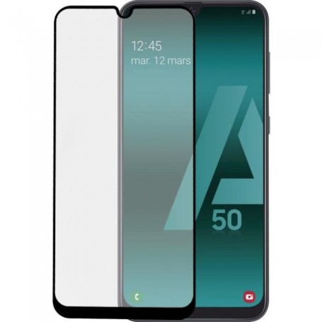 Verre trempé 2,5D Galaxy A50 black