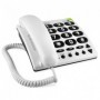 Doro PhoneEasy 311c Téléphone Filaire Blanc Grosses Touches Senior Aide