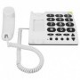 Doro PhoneEasy 311c Téléphone Filaire Blanc Grosses Touches Senior Aide