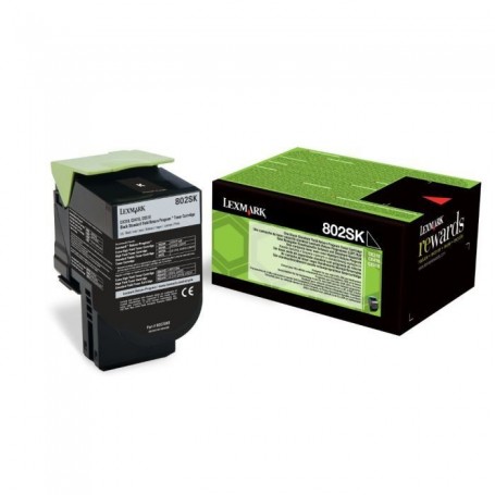 Lexmark 802SK Cartouche de toner 1 pièce(s) Original Noir