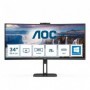 AOC V5 CU34V5CW LED display 86,4 cm (34") 3440 x 1440 pixels Wide Quad HD Noir"