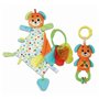 Clementoni - Coffret de naissance Ourson - Doudou + hochet + clés en p