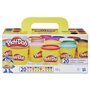 PLAY-DOH - 20 Pots - Pâte a modeler - Super couleurs - 84 g chacun