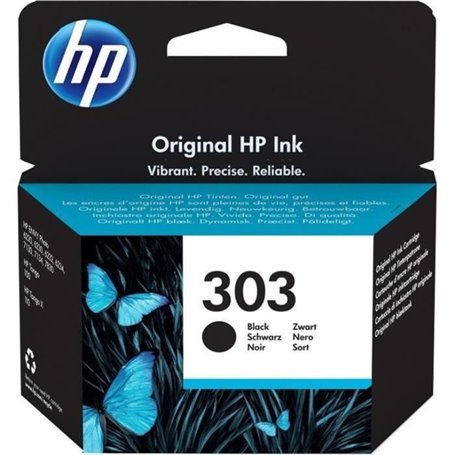 HP 303 Cartouche d'encre noire authentique (T6N02AE) pour HP Envy Phot