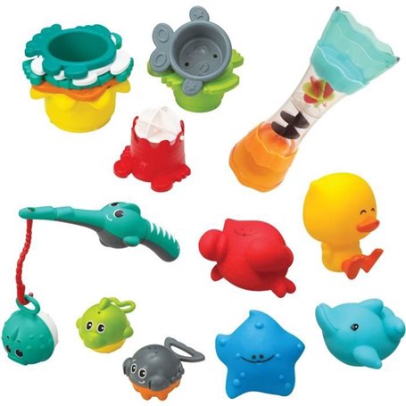 INFANTINO Coffret de bain 17 pcs
