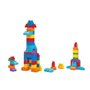 Mega Bloks - Sac Bleu 60 blocs - First Builders  - Jouet de constructi