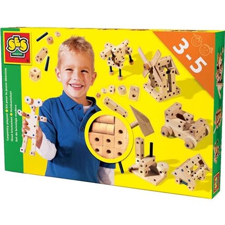 SES CREATIVE Kit pour le jeune ébéniste - Jeu de construction de jouet