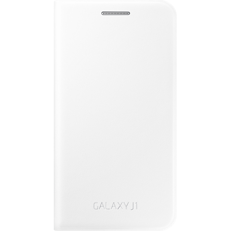 Etui à rabat Samsung EF-FA300BW blanc pour Galaxy J1 J100