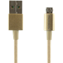 Câble USB/ micro USB réversible Thomson doré