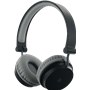 Casque Bluetooth noir et gris pliable