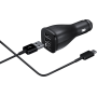 Chargeur voiture Samsung avec câble USB/USB C