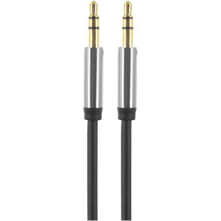 Câble Jack/Jack 3.5mm 1,5m Noir Bigben