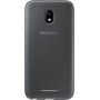 Coque semi-rigide Samsung EF-AJ330TB noire translucide pour Galaxy J3 