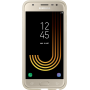 Coque semi-rigide Samsung EF-AJ330TF dorée translucide pour Galaxy J3 