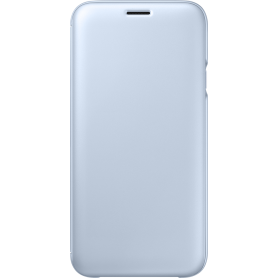 Etui à rabat Samsung EF-WJ730CL bleu clair pour Galaxy J7 J730 2017