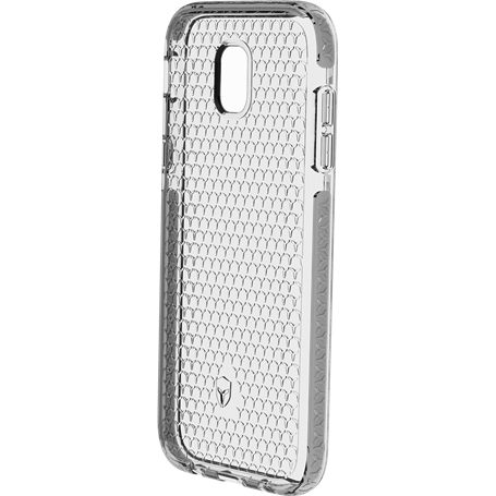 Coque Renforcée Samsung G J5 2017 LIFE Contour Argent - Garantie à vie