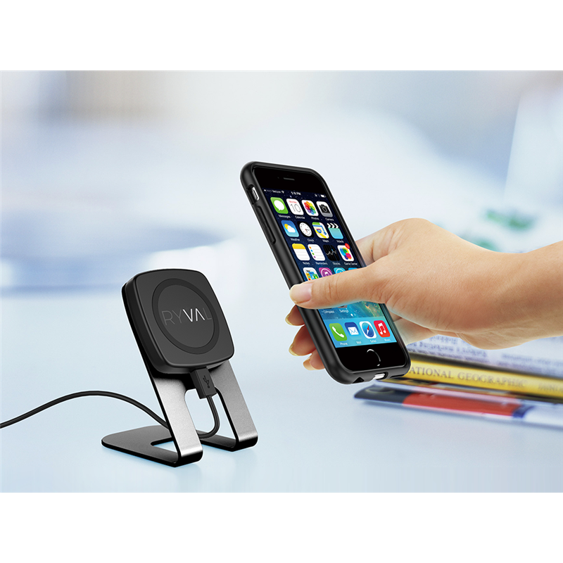 Image secondaire de Chargeur induction magnétique RC301 noir Ryval