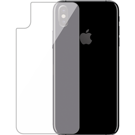 Verre trempé transparent arrière pour iPhone X/XS