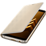 Etui folio Neon Samsung EF-FA530PF doré pour Galaxy A8 A530 2018