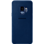 Coque rigide Samsung EF-XG960AL en Alcantara bleue pour Galaxy S9 G960