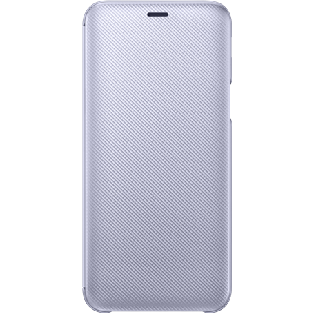 Etui à rabat Samsung EF-WJ600CV bleu lavande pour Galaxy J6 J600 2018