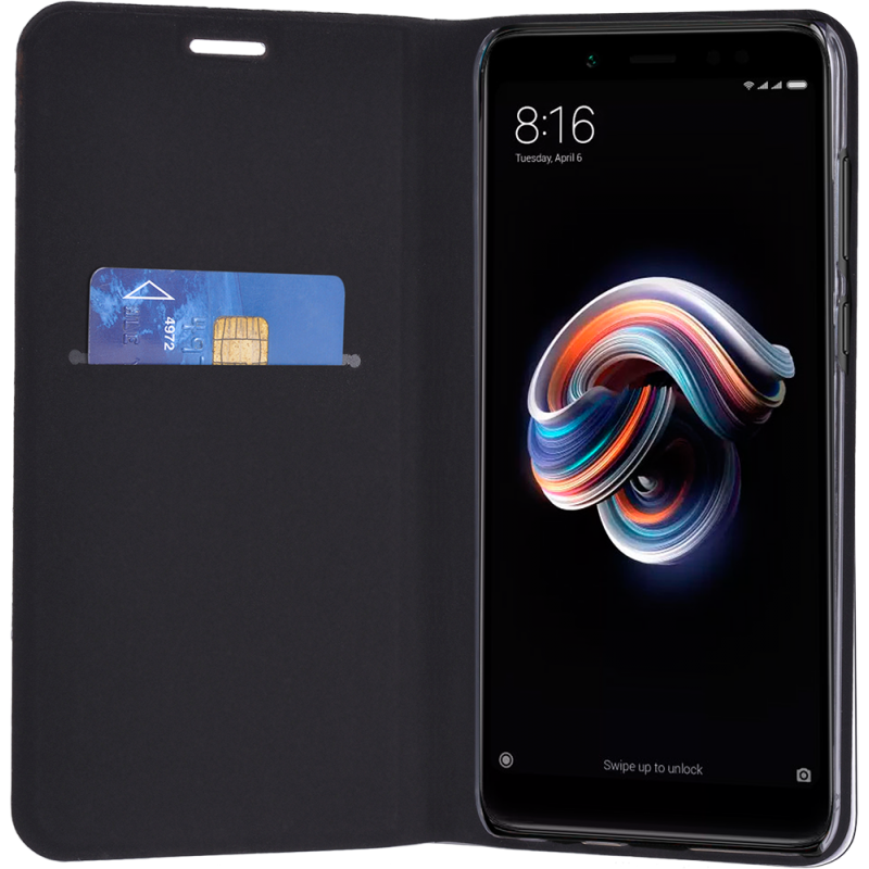 Image secondaire de l'Etui folio noir pour Xiaomi Note 5