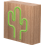 Enceinte Bluetooth® Néon Lumineuse L + Charge induction Cactus ColorLi