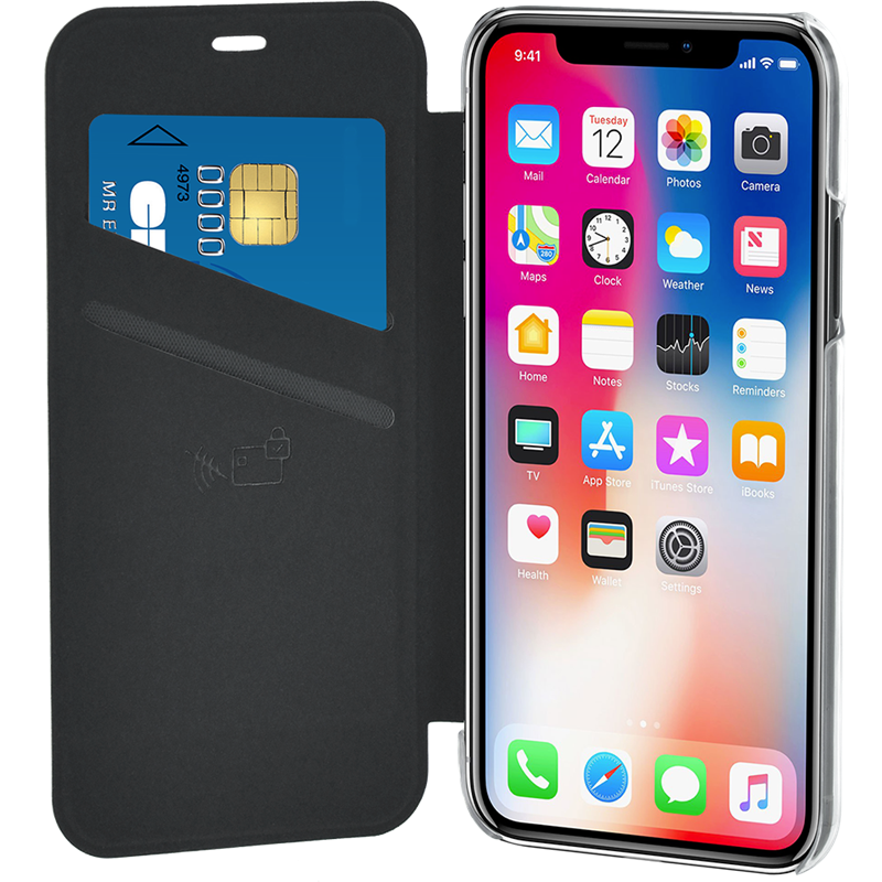 Image secondaire de Etui Folio iPhone XR Noir Bigben