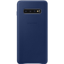 Coque en Cuir pour Samsung G S10 Plus Bleue marine Samsung
