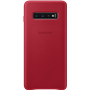 Coque en Cuir pour Samsung G S10 Plus Bordeaux Samsung