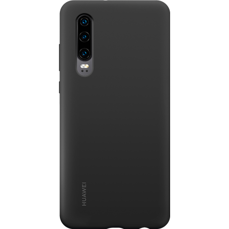 Coque rigide finition soft touch noire pour Huawei P30