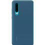 Coque rigide finition soft touch bleue pour Huawei P30