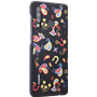 Coque semi-rigide noire florale Huawei pour P30 Lite