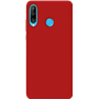 Coque rigide finition soft touch rouge pour Huawei P30 Lite
