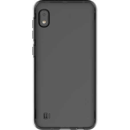 Coque semi-rigide transparente noire Designed for Samsung pour Galaxy 