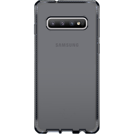 Coque Renforcée Samsung G S10 + Spectrum Clear Noire Itskins