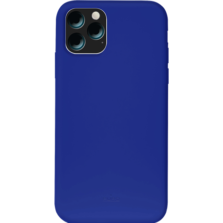Coque Silicone Icon Bleue pour iPhone 11 Pro Max Puro