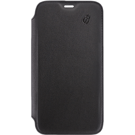 Folio en Cuir Premium dos Crystal Noir pour iPhone 11 Beetlecase