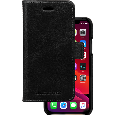 Folio 2 en 1 iPhone 11 Pro Lynge en Cuir Noir DBramante1928