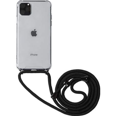 Coque rigide transparente à bandoulière amovible pour iPhone 11 Pro Ma
